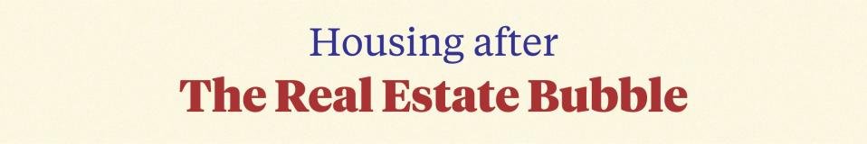 resilience housing real estate bubble banner