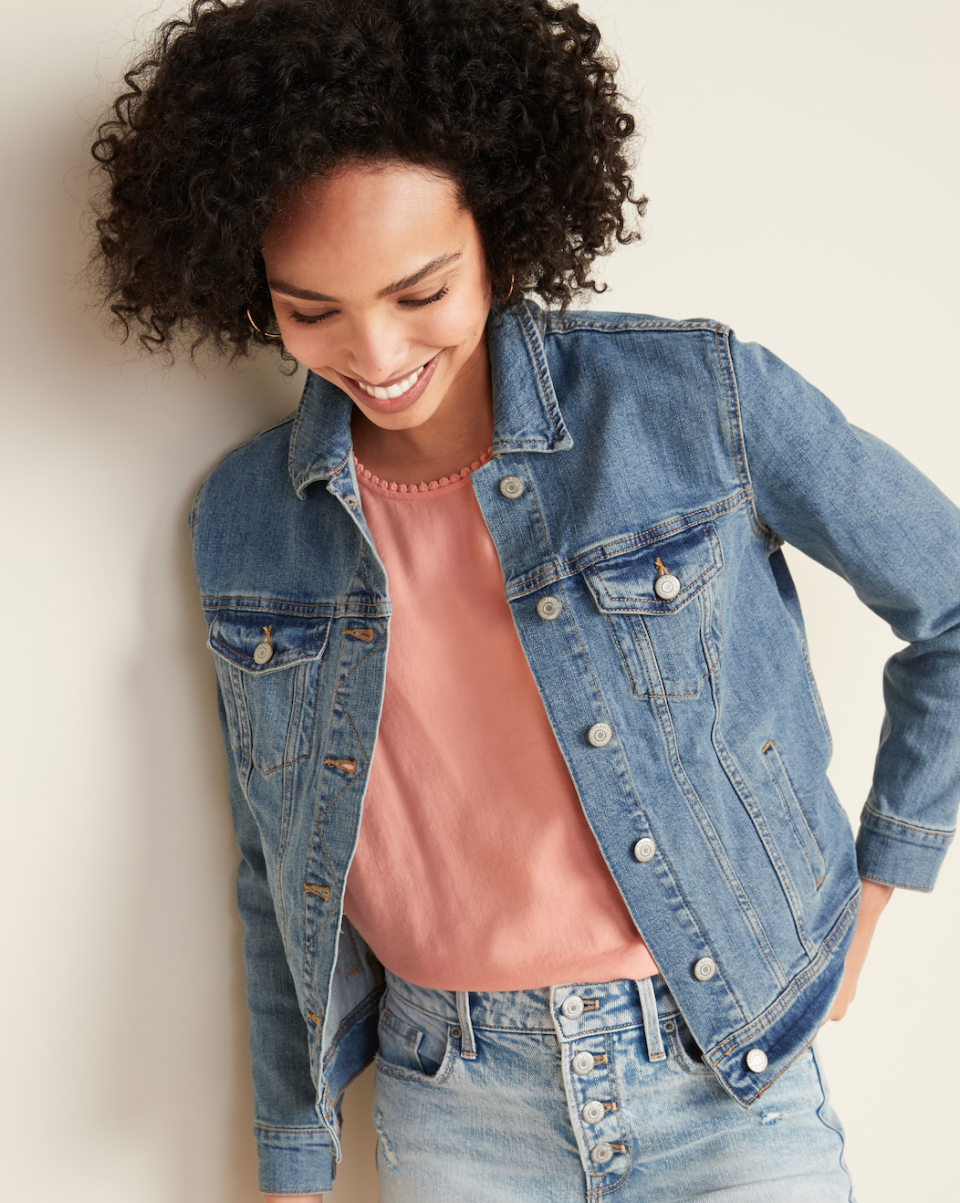 Description: JEAN JACKET FOR WOMEN, Price: $39.99, Availability: Old Navy stores and oldnavy.gap.com