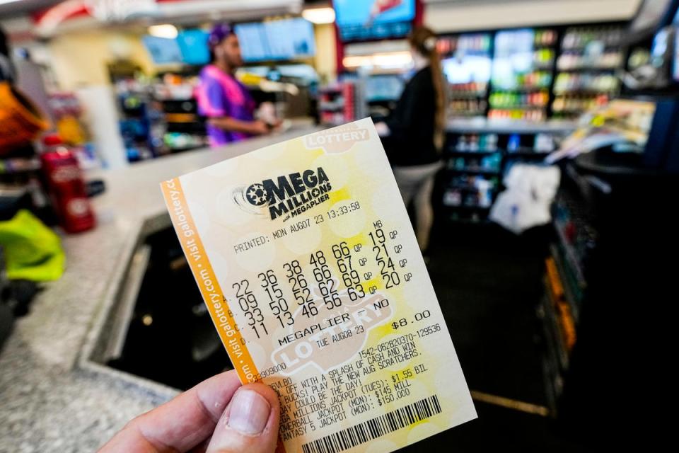 There has not been a Mega Millions jackpot winner since 8 December 2023 (AP)