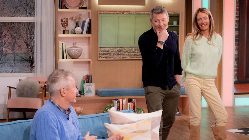 Cat on this morning with ben and Louis Walsh