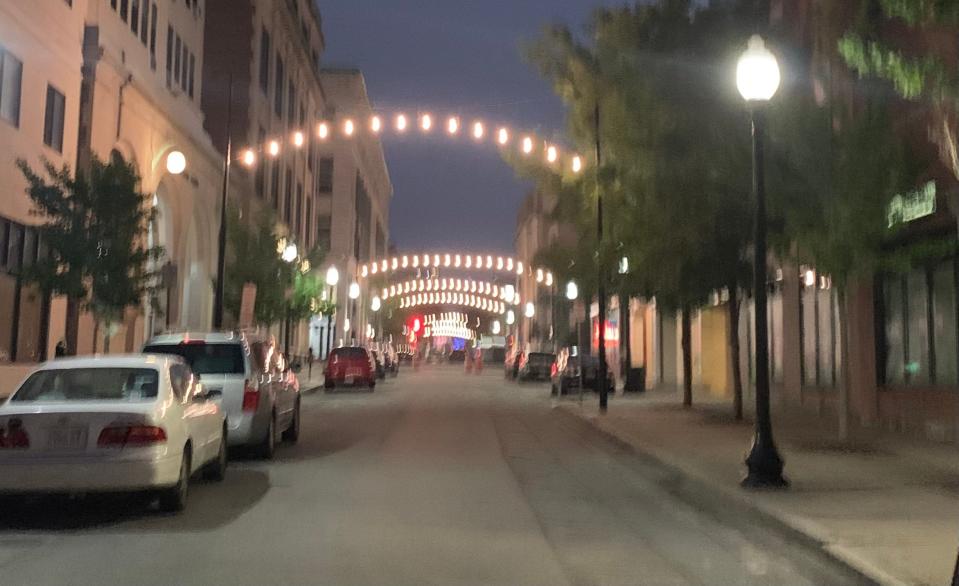 Lights were added to Purchase Street through the use of TDI grants.