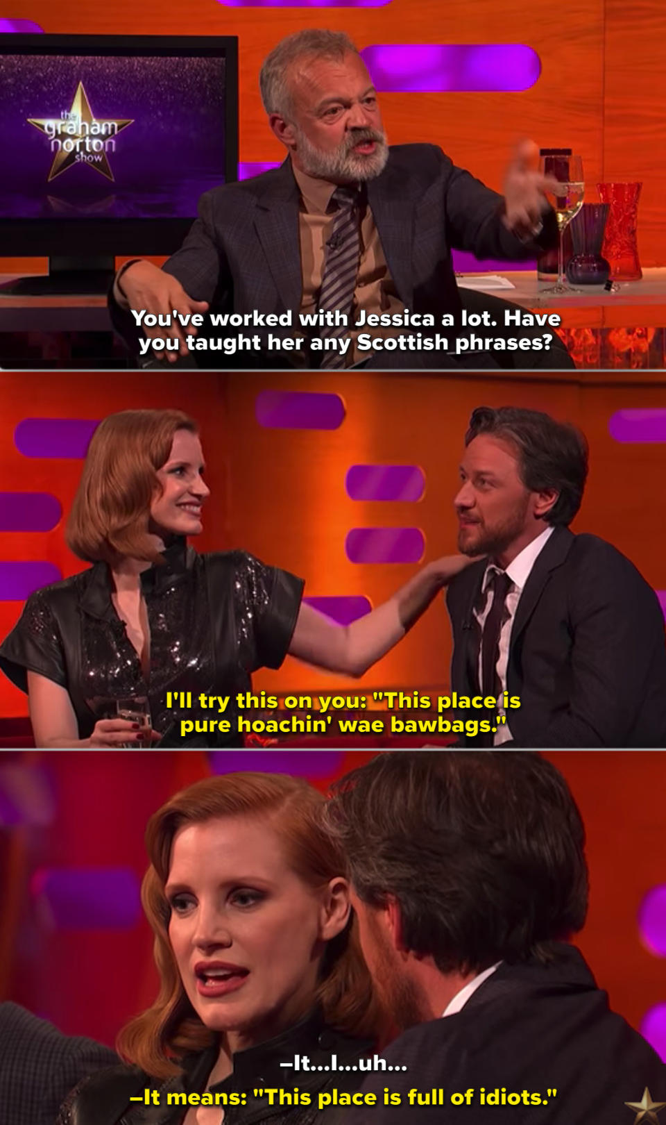 James McAvoy on "The Graham Norton Show"