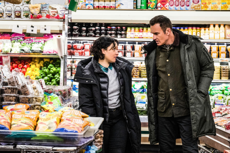 Keisha Castle Hughes and Julian McMahon - Credit: CBS