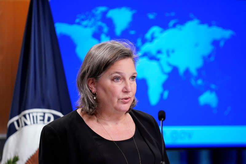 FILE PHOTO: U.S. State Department briefing in Washington