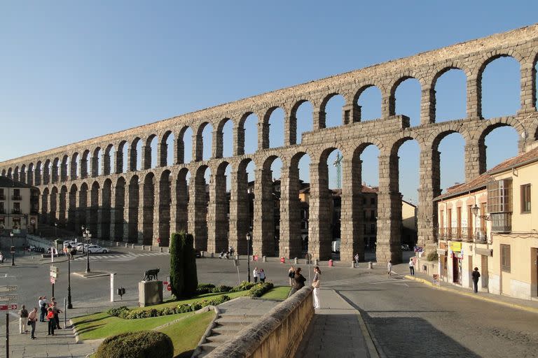 El acueducto de Segovia.