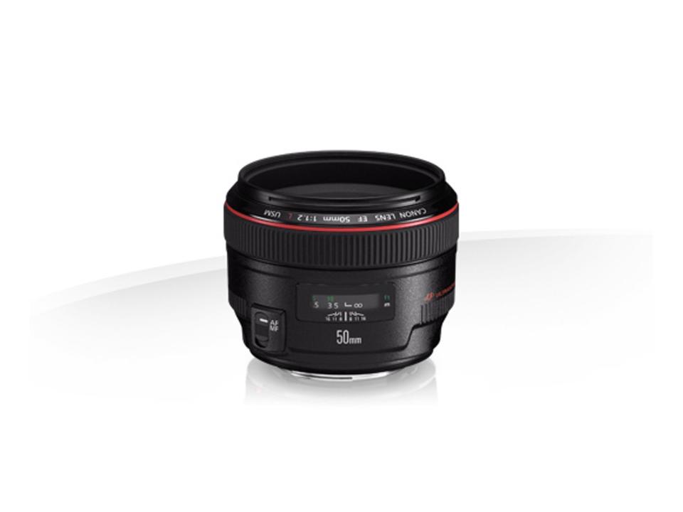 Canon EF 50mm 1.2 lens, which retails at £1449.99Canon