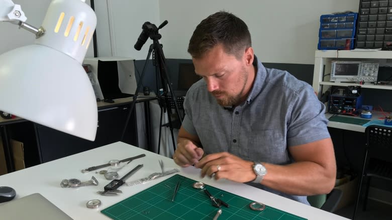 Olympic paddler makes the most of his time crafting handmade watches