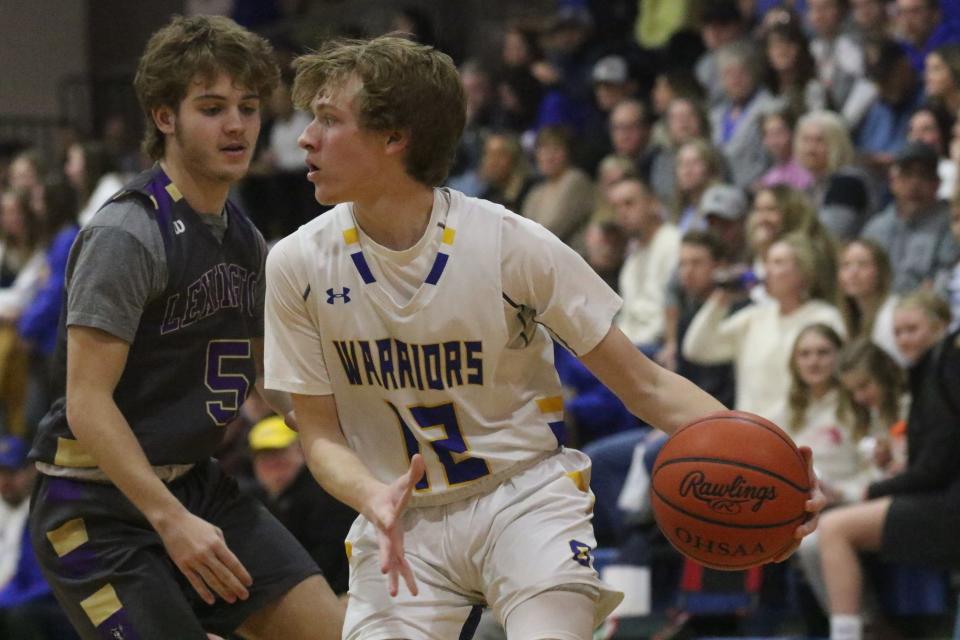 Ontarios Landon Foltz scored a game-high 15 points in a 62-52 loss to Lexington on Tuesday night.