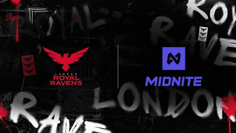 《決勝時刻》CDL聯賽隊伍London Royal Ravens宣布與電競博弈平台Midnite成為合作夥伴。   圖：翻攝自London Royal Ravens Twitter