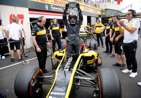 Formula One F1 - French Grand Prix - Circuit Paul Ricard, Le Castellet, France - June 24, 2018 Aseel Al-Hamad of Saudia Arabia drives a Lotus Renault E20 Formula One car during a parade before the race REUTERS/Jean-Paul Pelissier