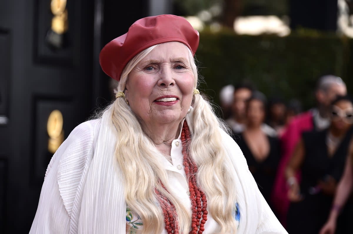 Folk Festival-Joni Mitchell (Jordan Strauss/Invision/AP)