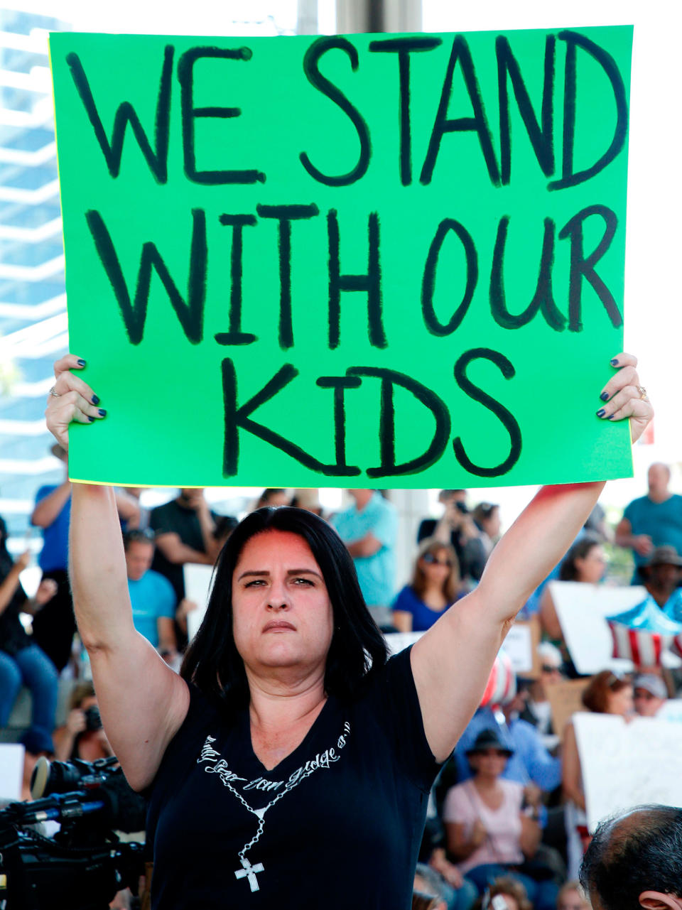 Florida school shooting prompts gun-control rallies