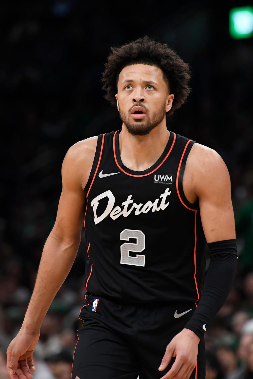 Detroit Pistons guard Cade Cunningham (2) during the first half against the Boston Celtics at TD Garden in Boston on Thursday, Dec. 28, 2023.