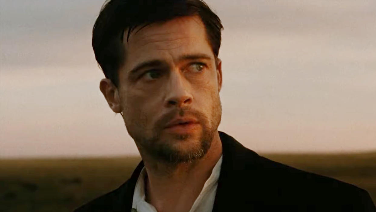  Brad Pitt in The Assassination of Jesse James by the Coward Robert Ford. 