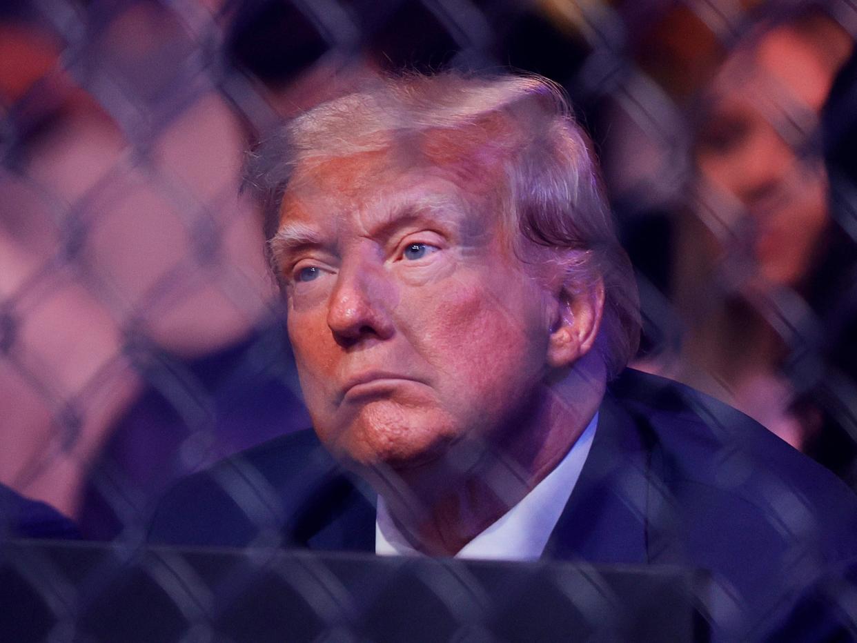 Former US president Donald Trump is known to be friends with UFC president Dana White (Getty Images)