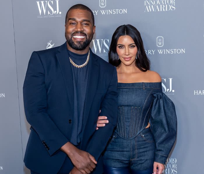 Kanye West con Kim Kardashian