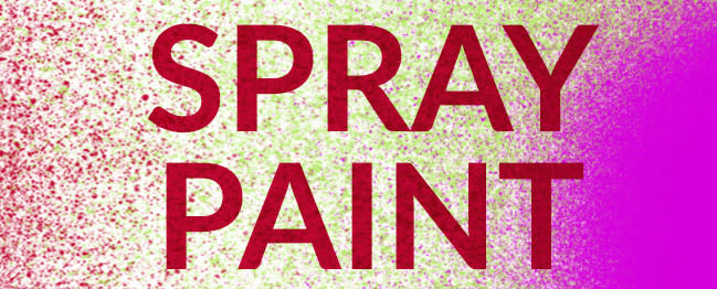 Spray paint Photoshop brushes