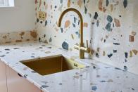 <p>All hail terrazzo! Over the past few years, terrazzo surfaces have been slowly edging their way into our homes (often in the bathroom) and this multifaceted material is now being widely incorporated into kitchens. </p><p>Up by 230 per cent in searches on Houzz this year, the hardwearing material has been featured in flooring, worktops and splashbacks, with chips becoming larger and colourways bolder over the past year.</p>