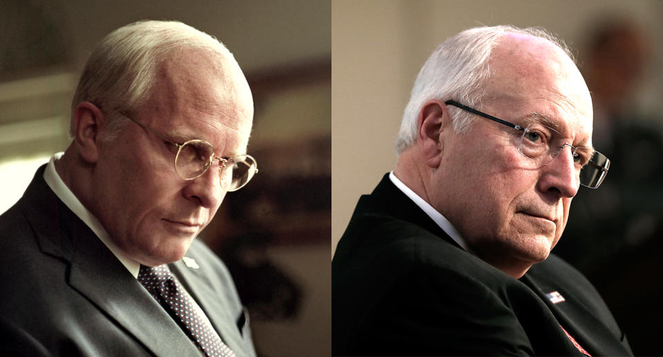 Christian Bale and Dick Cheney (Credit: Annapurna Pictures/Getty Images)