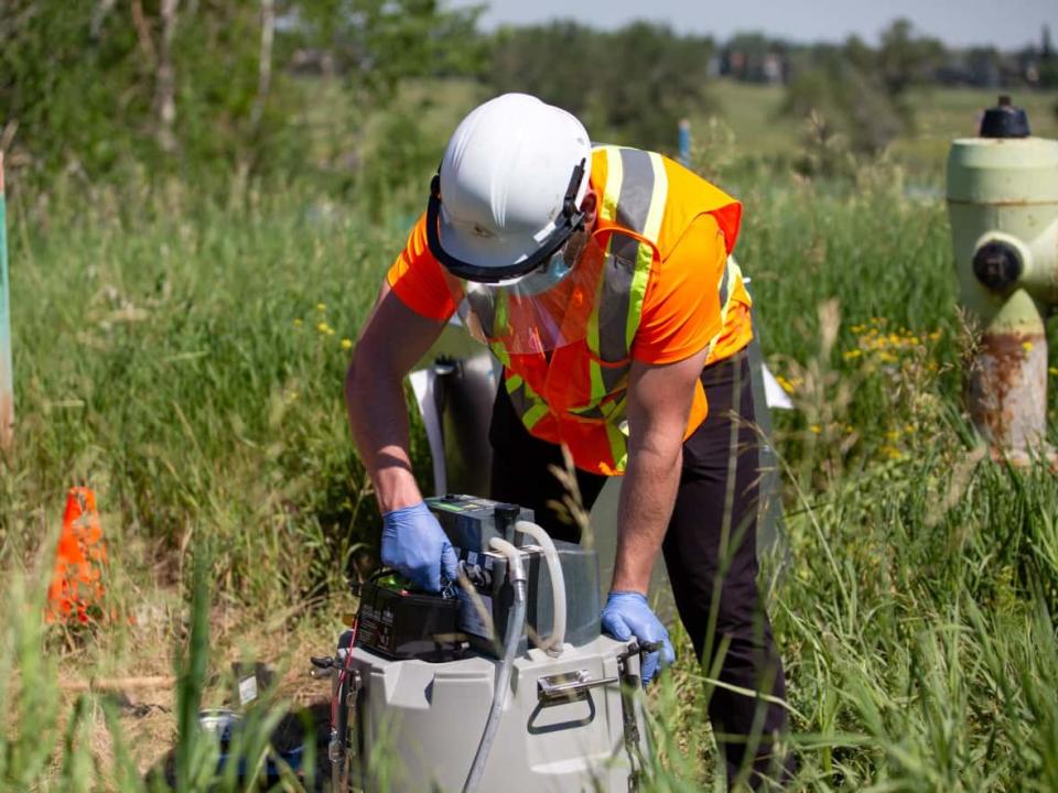 Tracking COVID-19 by wastewater can help forecast test positivity, hospitalizations and deaths, and is being used across the country as testing has been scaled back. (Submitted by Riley Brandt, University of Calgary - image credit)