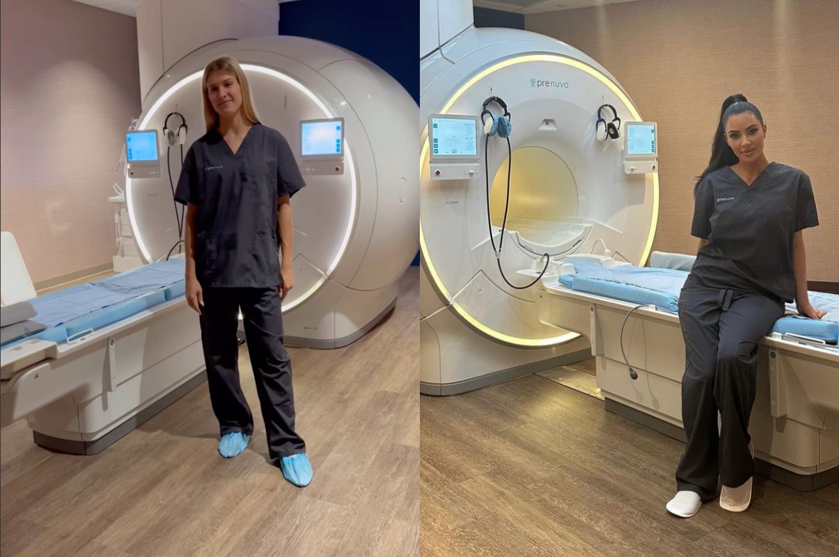 Canadian tennis star Genie Bouchard and U.S. reality star Kim Kardashian are among many celebs who have taken up the private MRI trend. (Instagram/@geniebouchard, @kimkardashian)