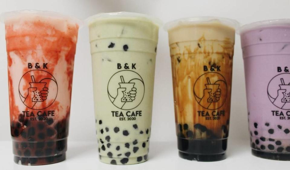 Find fruit teas, milk teas and other specialty boba tea drinks at B&K Tea Cafe.