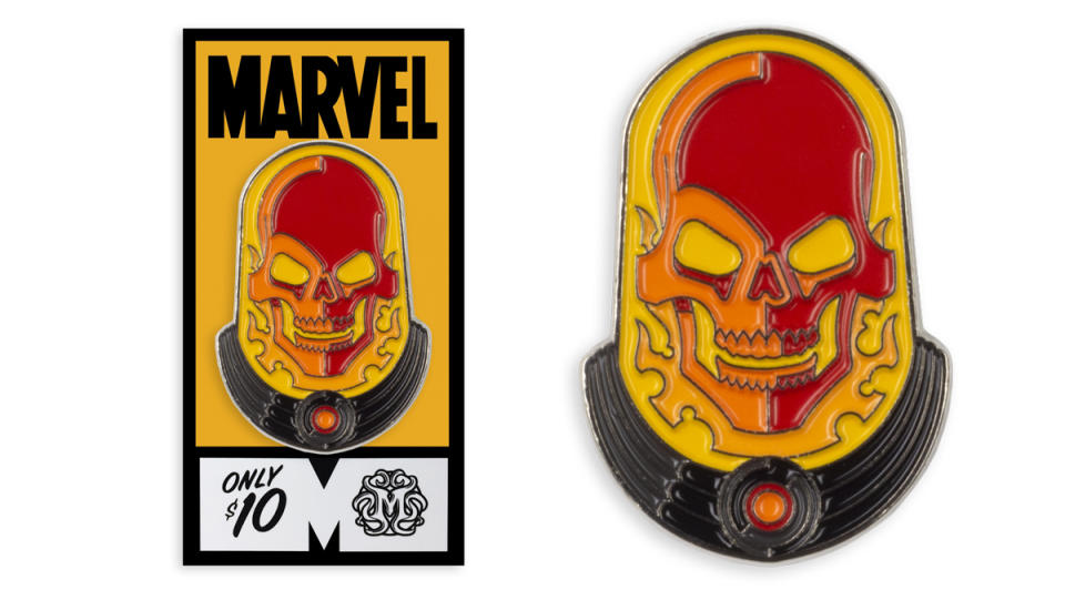 Mondo's Cosmic Ghost Rider enamel pin. 