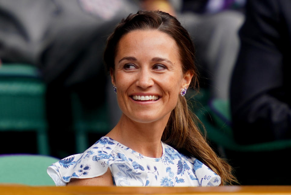 Pippa Matthews on day twelve of the Wimbledon Championships at the All England Lawn Tennis and Croquet Club, Wimbledon. (Photo by Adam Davy/PA Images via Getty Images)