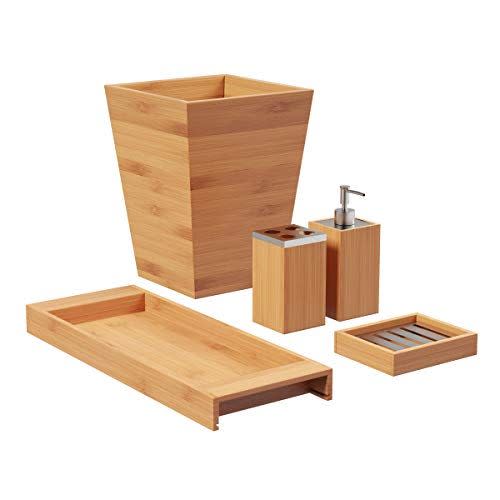 5-Piece Bathroom Decor Set