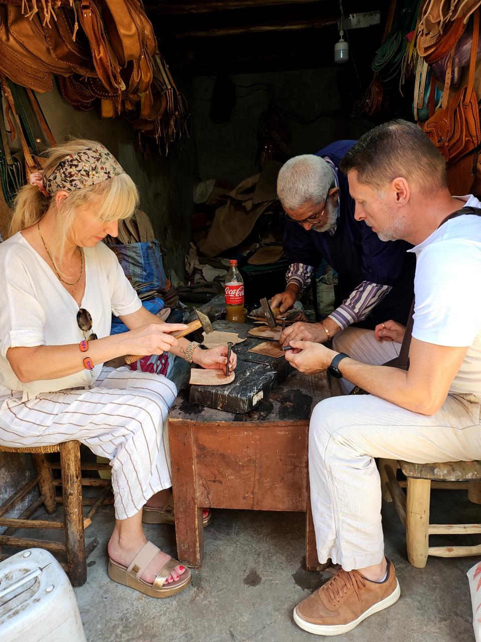 Louisville residenr Dana McMahan and her husband, Brian, recently took a trip to Marrakesh where they shopped a souk and took a cooking class with Moroccan Food Adventures.