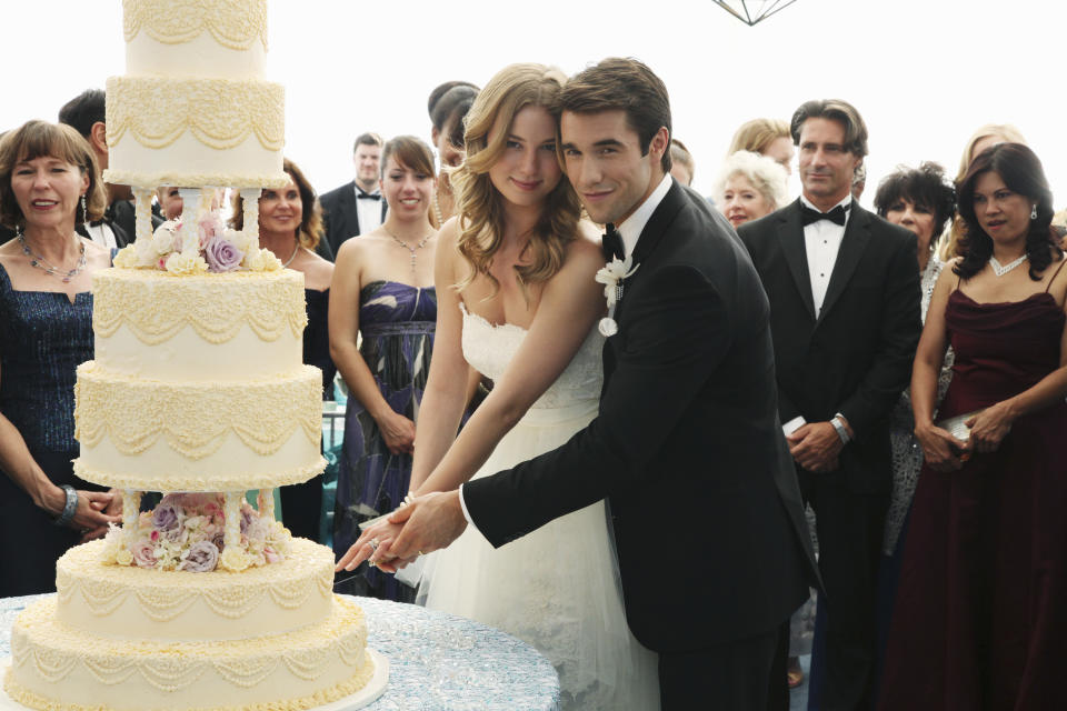 The couple also got married on Revenge. Photo: Getty