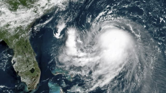 A hurricane heads toward Florida.