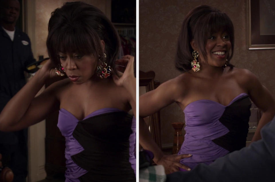 in "Everybody Hates Chris," Rochelle gets dressed up after discovering she's a year younger than previously she thought she was