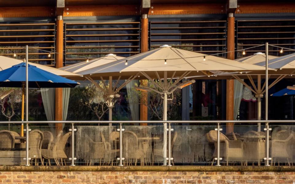 The outdoor terrace at The Star Inn The City - The Starr Inn