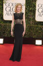 Golden Globes 2013: Nicole Kidman was sleek in Alexander McQueen on the red carpet © Getty