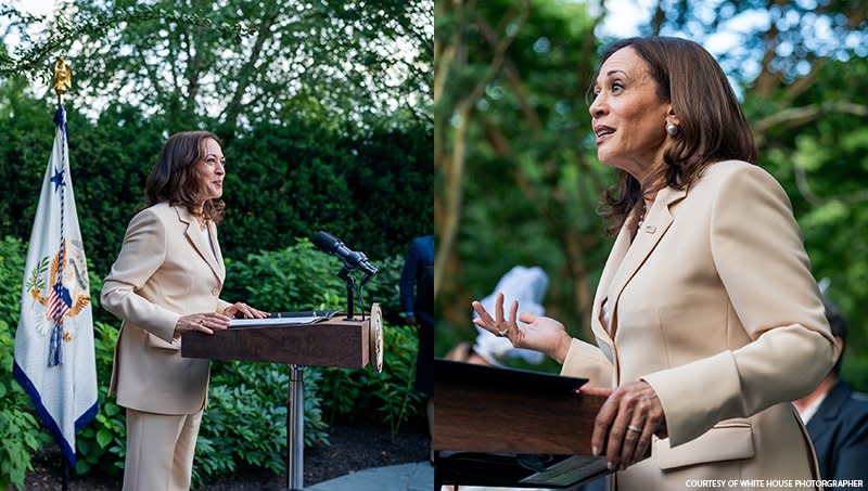 Vice President Kamala Harris at her Pride event