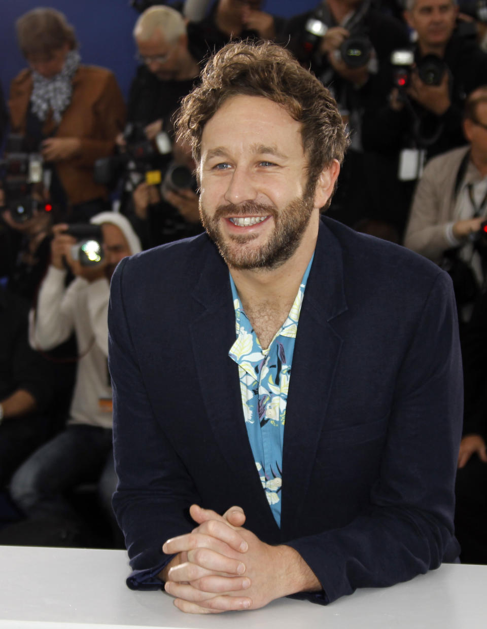 Actor Chris O'Dowd poses during a photo call for The Sapphires at the 65th international film festival, in Cannes, southern France, Sunday, May 20, 2012. (AP Photo/Joel Ryan)