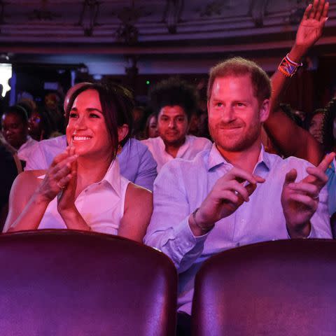 <p>Eric Charbonneau/Archewell Foundation via Getty</p> Meghan Markle and Prince Harry