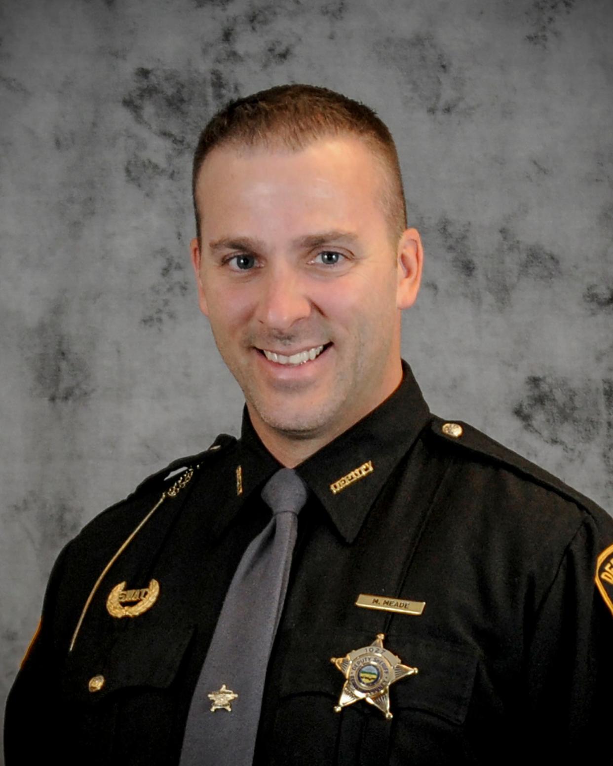 Former Franklin County Sheriff's office SWAT deputy Jason Meade, who retired in June 2021, several months after he fatally shot 23-year-old Casey Goodson outside a Northeast Side home where Goodson lived.  Meade was later indicted on murder charges in Goodson's death and is awaiting trial.