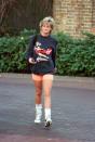 <p>The Princess of Wales wore her Virgin Atlantic sweatshirt on multiple occasions. Diana's trainer once noted that she kept re-wearing the crewneck to decrease the value of paparazzi shots. Jenni Rivett <a href="https://www.eonline.com/news/1273157/why-princess-diana-loved-this-virgin-atlantic-sweatshirt-so-much" rel="nofollow noopener" target="_blank" data-ylk="slk:recalled;elm:context_link;itc:0;sec:content-canvas" class="link ">recalled</a>, "I remember one of her strategies was that she was going to wear the same Virgin sweatshirt every single session."</p>