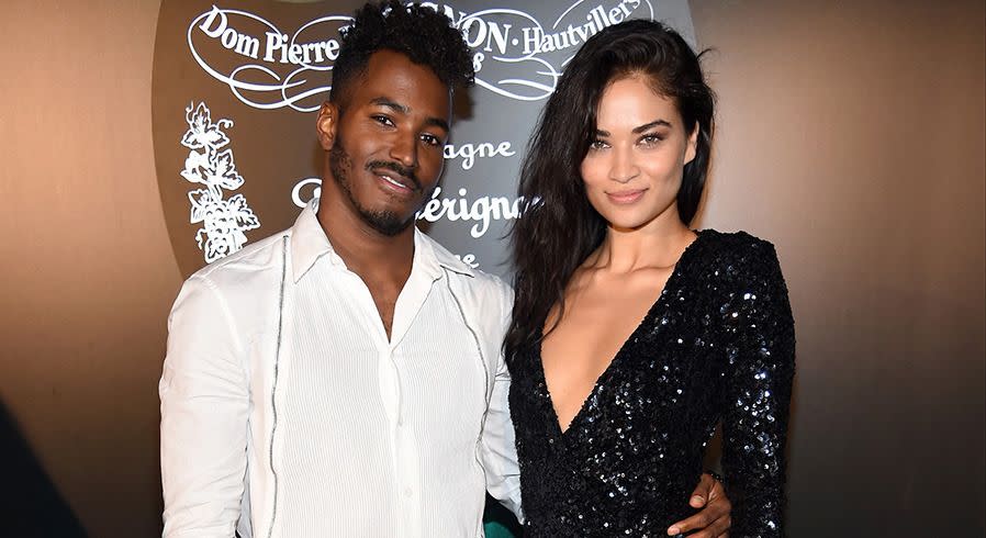 Shanina Shaik and DJ Ruckus. Photo: Getty Images.