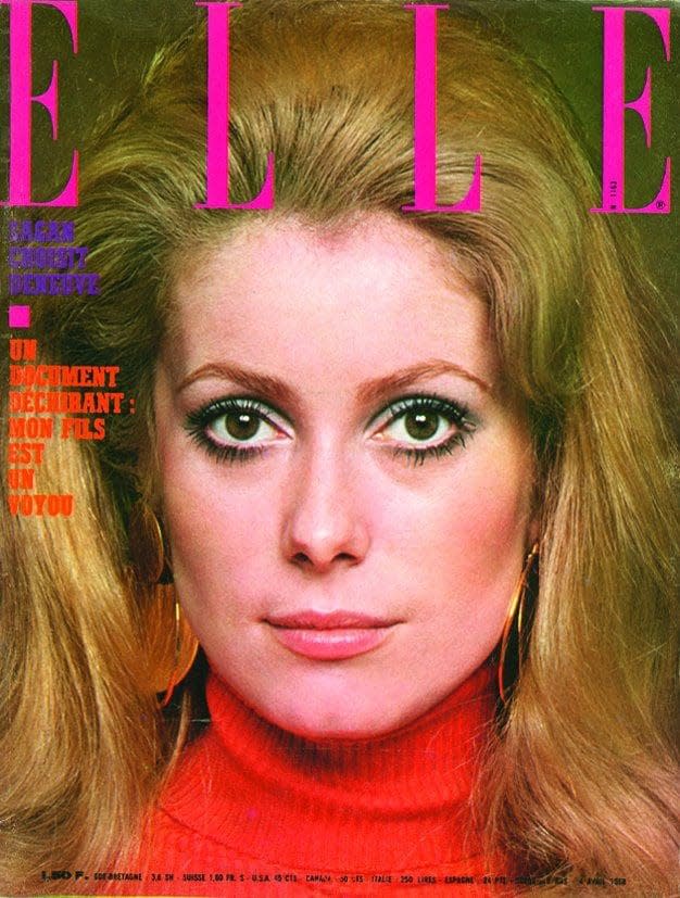 Catherine Deneuve photographed by Jaeckin for Elle France