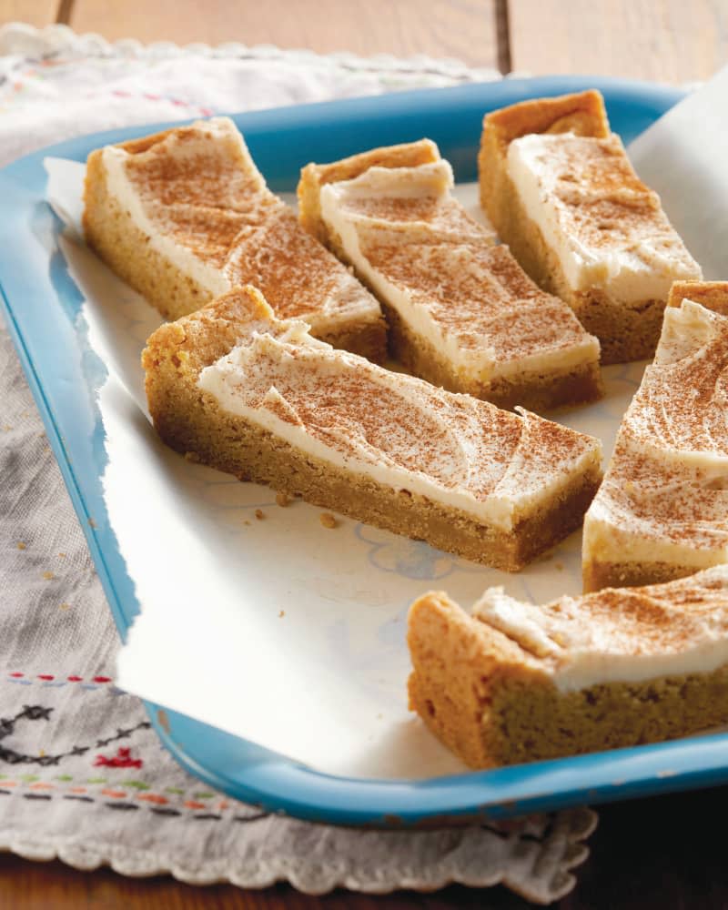 Frosted Snickerdoodle Bars