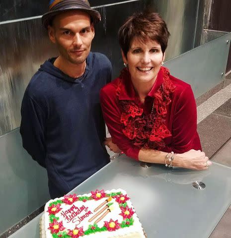 <p>Lucie Arnaz Instagram</p> Lucie Arnaz and her son Simon Luckinbill.