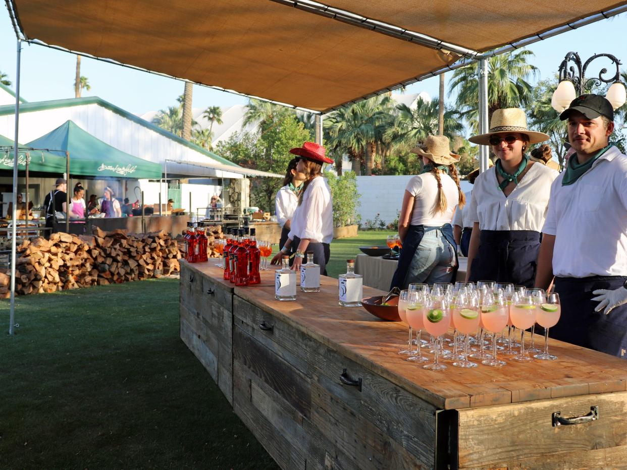 coachella rose garden dinner