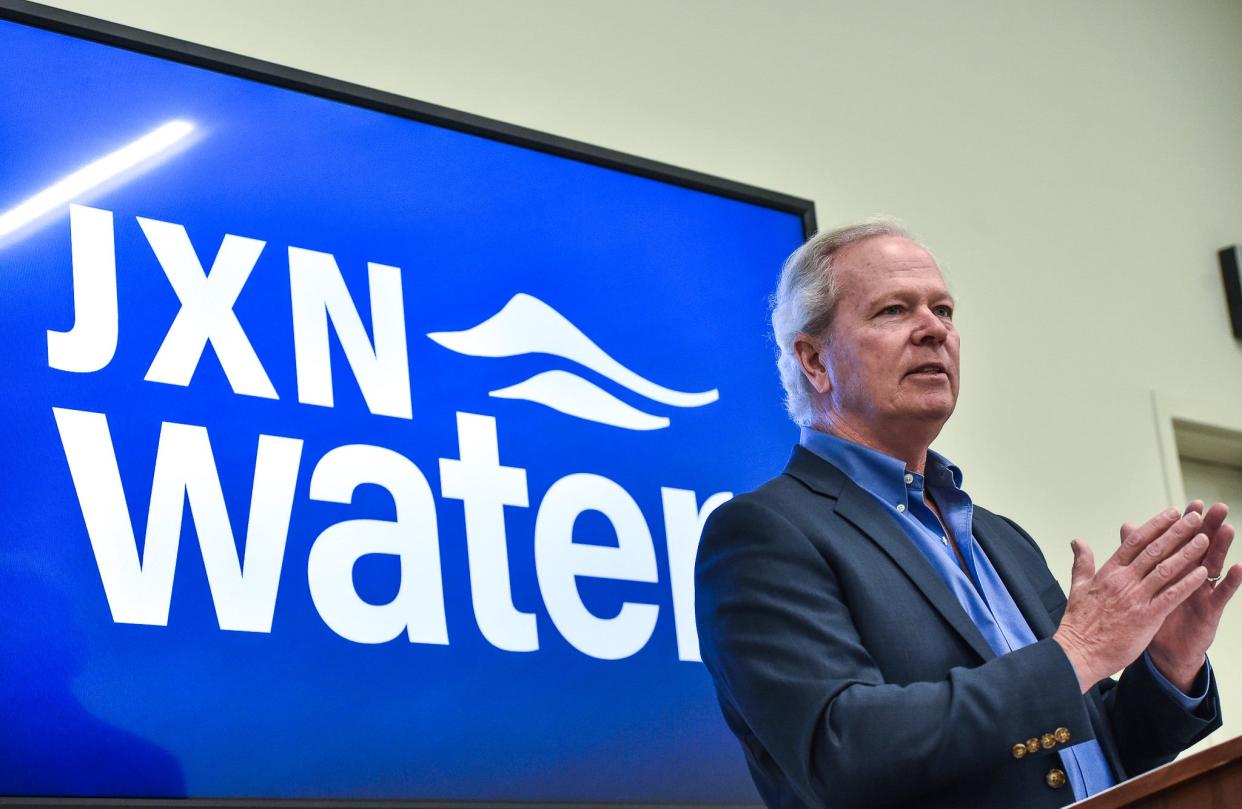 The "water availability charge" is part of the new water billing rates, which were announced by federally appointed Third-Party Water Administrator Ted Henifin, seen here in this Jan. 2023 file photo, in November.