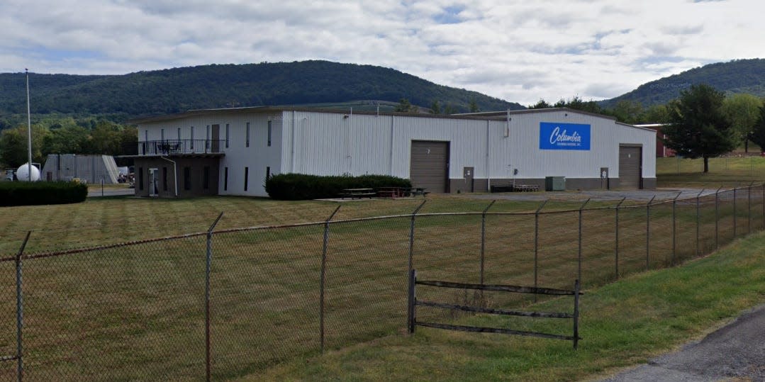 The manufacturing facility of Columbia Machines Inc. in Smithsburg, Maryland.