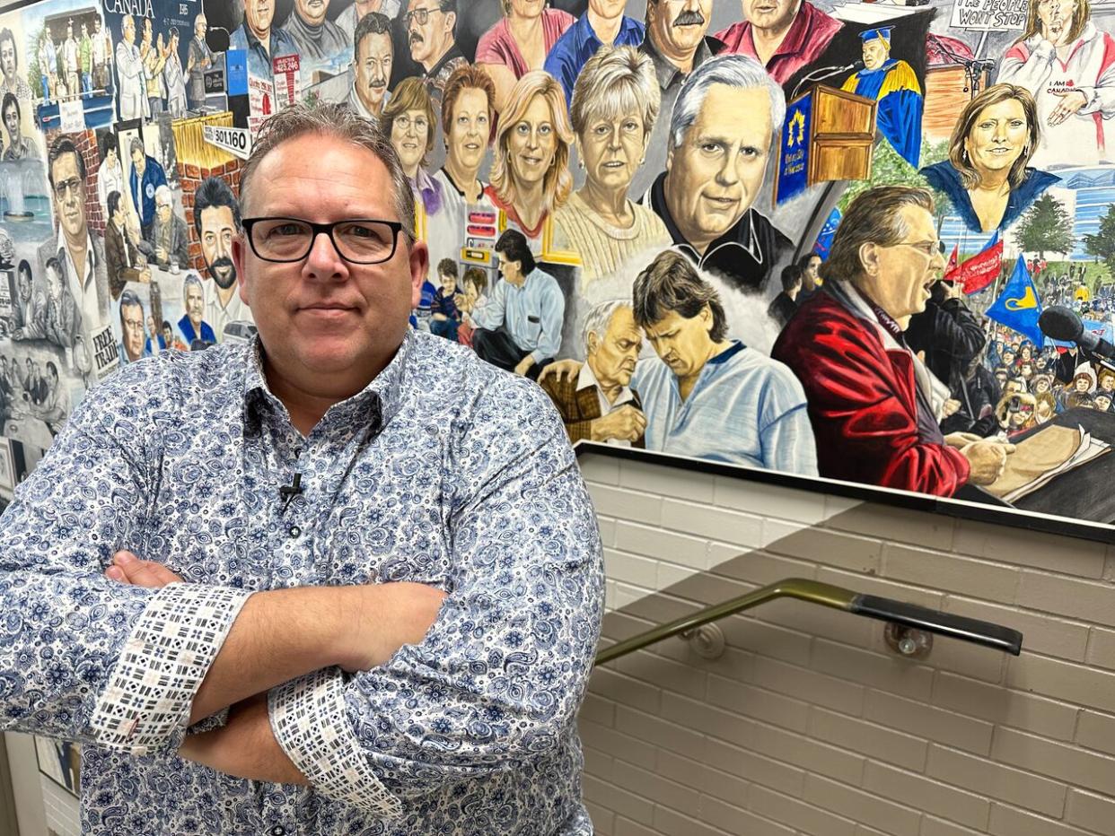 Dave Cassidy, the president of Unifor Local 444, has announced he is retiring. (Katerina Georgieva/CBC - image credit)