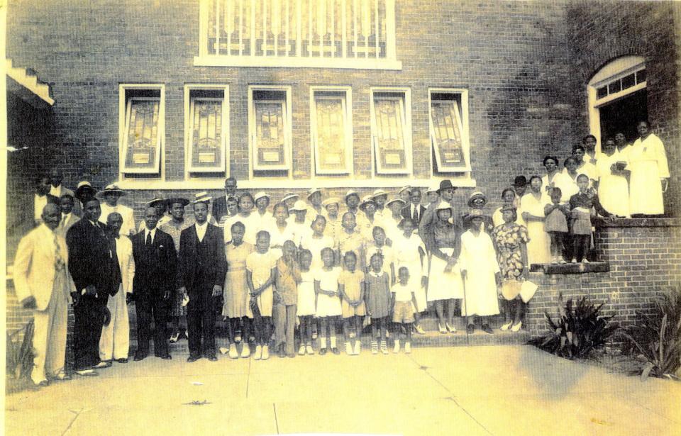 Members of Mount Pleasant AME in the 1940s. Mt. Pleasant was established in Moorehead.