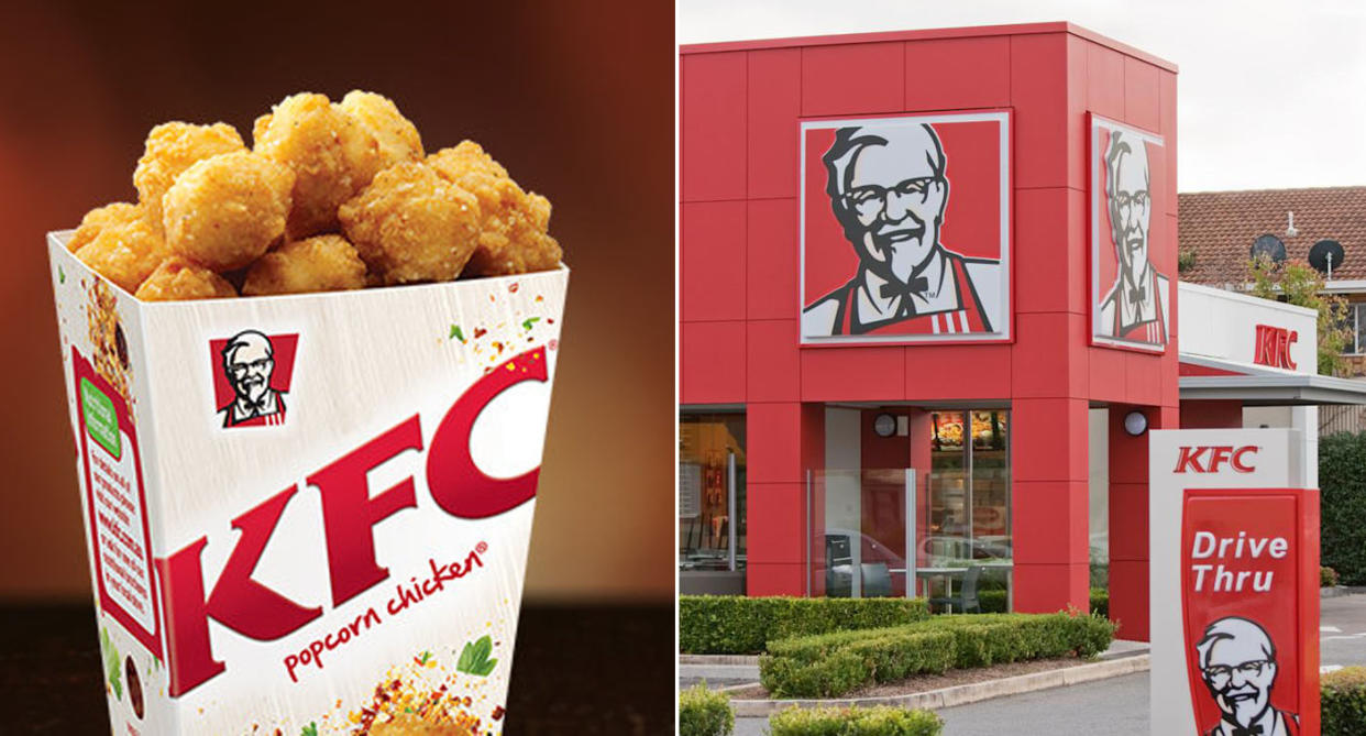 The customer bought the popcorn chicken from the Ballina Fair KFC store. Source: KFC/Getty